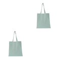 thumbnail image 3 of maskred Large Capacity Tote Bag Reliable Shopping Companion Sturdy And Durable tea green 2Set, 3 of 6