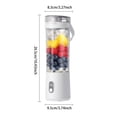 thumbnail image 3 of Portable Food Ideal For Kitchen Outdoor Use Quick 30s Juice Extraction With Cup Design Rechargeable Processor, 3 of 7