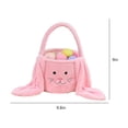 thumbnail image 3 of Openpig Easter Bunny Basket, Cute Easter Bucket Bags with Rabbit Ears for Easter Eggs, Easter Decorations, Candy Gifts Storage, 3 of 4