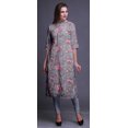 thumbnail image 2 of Bimba Kurta Longue Droite pour Femmes Coupe Régulière Tunique Kurti Décontractée Moyen, 2 of 6