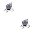 thumbnail image 3 of Youkk Cloth Chic And Stylish Brooch Pin Fashion Statement With Exquisite Piece Modern Minimalist Corsage light grey 2Set, 3 of 6