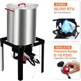 thumbnail image 2 of Bingirl 30 QT Turkey Fryer Set 50000 BTU Aluminum Deep Fryer, 2 of 6