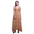 thumbnail image 1 of Bimba Floral Women Summer Printed V Neck Long MaxiDressHoliday Resort Wear-Large, 1 of 6