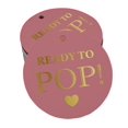 thumbnail image 1 of Inkdotpot Pack Of 50 Ready To Pop Baby Shower Favor Paper Tags Craft Real Gold Foil Hang Tags, 1 of 6
