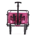 thumbnail image 2 of Seina Chariot Utilitaire Pliable Compact en Acier pour Extérieur, Pink, 2 of 9