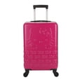 thumbnail image 1 of Valise Rose Hello Kitty avec Motif de Nœuds et 4 Roues, 20 po, 1 of 9