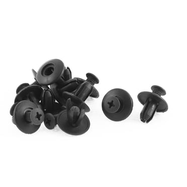 Unique Bargains 12 Pcs Clips de Fixation pour Garde-Boue 8mm de Diamètre pour Hyundai Kia