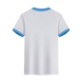thumbnail image 3 of WEIYLL T-Shirts Garçons Patchwork Coloré Manches Courtes Col Rond Vêtements Enfants pour 4-5 Ans, 3 of 9