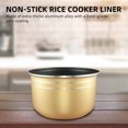 thumbnail image 2 of Graflsoa Premium Gold Non-Stick Rice Cooker Inner Pot – Extra Thick Aluminum Alloy, Universal Fit for 2L/3L/4L/5L Cookers, Durable & Healthy Replacement Liner for Most Rice Cookers, 2 of 4