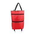 thumbnail image 2 of Sac à Roues de Magasinage Portable Sac de Traction Sac à Roulettes Télescopique Sac de Magasinage de Supermarché Chariot de Magasinage Sac à Dos Pliable, 2 of 6