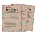thumbnail image 1 of Inkdotpot Bridal Wedding ShowerGameBachelorette Party ActivityGameCards 50-PackRustic Kraft FloralWhy Do We Do That, 1 of 1
