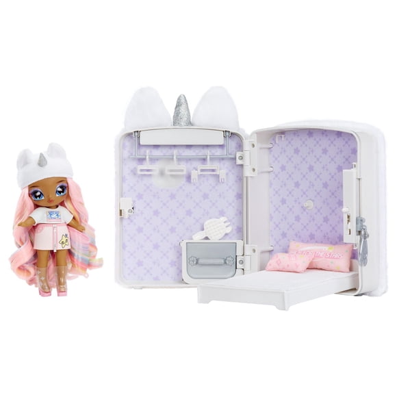 Ensemble de jeu de sac à dos Chambre à coucher licorne Na! Na! Na! Surprise 3 en 1 : Whitney Sparkles