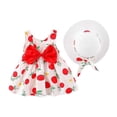 thumbnail image 3 of Robes pour Tout-Petits Robe Tutu Sans Manches pour Bébé Robe d'Été pour Fille avec Chapeaux 2 Pcs Robe Soleil pour Filles 3-4 Ans, 3 of 3