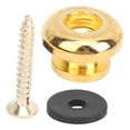 thumbnail image 1 of Guitar End Button, Small In Size Easy To Install And Use Easy To Carry Guitar Strap Lock, for Bass Ukulele Guitar DIY Gold,Silver,Black, 1 of 8