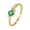 Gold, variant on Riforla Fashion Ring Emeralds Zircon Diamond Ring Golden Emeralds Diamond Ring Ladies Gemstone Ring Rings Gold