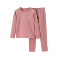 thumbnail image 1 of Pyjama pour Enfants Automne et Hiver 2025 Ensemble de sous-Vêtements Chauds Plus Peignoir Chat pour s Ensemble en Molleton pour Grands Enfants Manches Longues Garçon et s Col Rond Tenue d'Intérieur Pyjama, 1 of 3