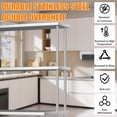 thumbnail image 4 of Yiwa Commercial Stainless Steel Overshelf, 2 Tier Adjustable Shelf for Work Table, 360 lb Capacity for Kitchen, Garage, 4 of 6