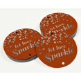thumbnail image 3 of Inkdotpot Real Silver Foil Let Love Sparkle Wedding Tags Favor Hang Paper Tags 50 Pieces, 3 of 6