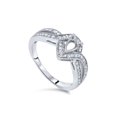 thumbnail image 2 of 1/5ct Pear Shape Diamond Engagement Ring Setting Mount 14K White Gold, 2 of 4