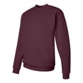 thumbnail image 3 of Hanes Chandail Molletonné à Col Rond ComfortBlend EcoSmart pour Hommes - Meilleur Vendeur, 3TG, Bordeaux, 3 of 6