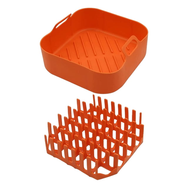 yuksok Microwave Bacon Cooker Silicone Bacon Rack for Oven for Air Fryer Bacon Tray Bacon Rack and Tray