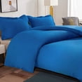thumbnail image 2 of 800 Thread Count 100% Egyptian Cotton 5 Piece Duvet Set with Zipper Closure & Corner 5 Pc Duvet Set Solid Pattern, 2 of 4