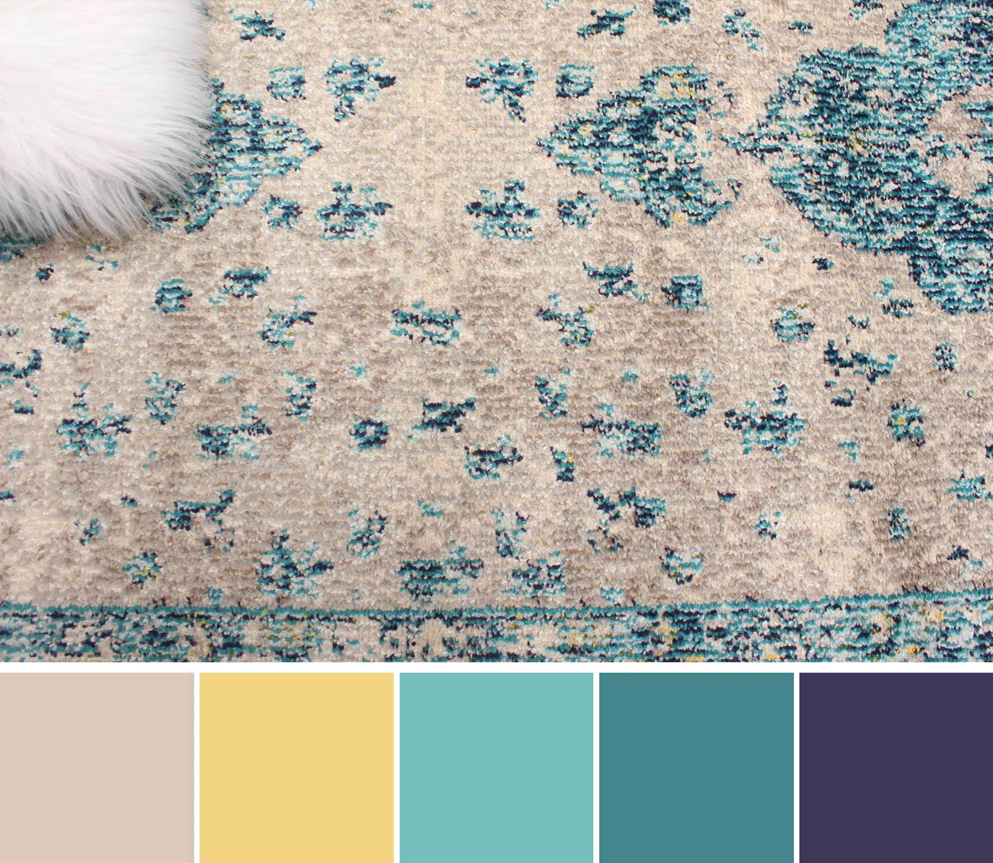 ECARPET Tapis Traditionnel Daria pour Salon, Chambre, Salle A Manger, Entrée, Couloir et Plus Encore.