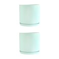 thumbnail image 4 of Wweixi Indoor Flower Pots - Elegant And Practical Available In Multiple Colors And Can Be Selected DS light green M 2Set, 4 of 6