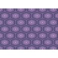 thumbnail image 1 of Ahgly Tapis Rectangulaire Lavable en Machine Intérieur Transitionnel Violet, 2 Pieds x 5 Pieds, 1 of 7