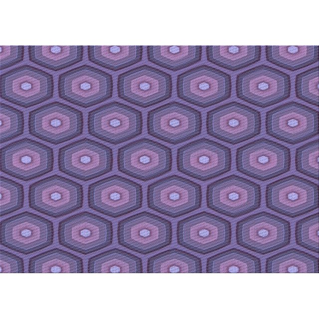 Ahgly Tapis Rectangulaire Lavable en Machine Intérieur Transitionnel Violet, 2 Pieds x 5 Pieds