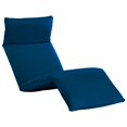 thumbnail image 1 of vidaXL Foldable Sunlounger Oxford Fabric Navy Blue, 1 of 9