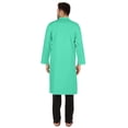 thumbnail image 4 of Atasi Indian Designer Kurta For Mens Party Wear Traditional Dress Solid Ethnic Long Shirt, 4 of 7