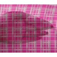 thumbnail image 4 of oneOone Viscose Chiffon Fabric Check Kasuri Print Fabric By Yard 42 Inch Wide, 4 of 4