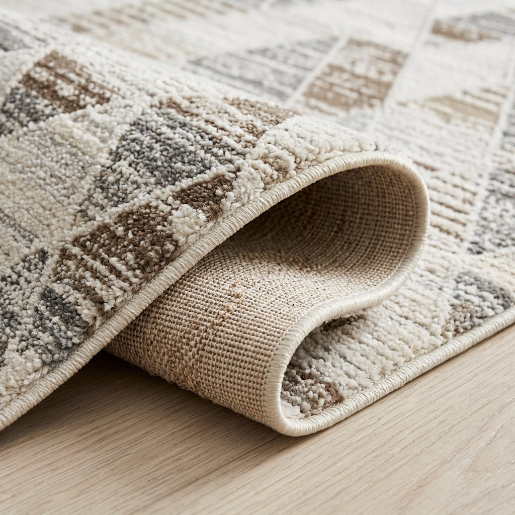 Rug Branch Nomad Abstract Indoor Area Rug, Beige Brown, Modern - Living Room, Bedroom, Dining and Kitchen