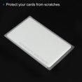 thumbnail image 3 of Unique Bargains PVC Soft Cartes de Crédit Manches Courtes Ouverture Protector ID Porte-Cartes Blanc Pack de 50, 3 of 5