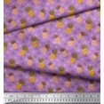 thumbnail image 2 of Soimoi Polyester Crepe Fabric Tree & Pine Fruits Fabric Prints by Yard 52 Inch Wide, 2 of 3