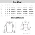 thumbnail image 2 of T-shirts Graphiques à Manches Longues Décontractés pour Femmes, Chandails à Col Rond, Hauts à Enfiler pour Femmes, Hauts Asymétriques pour Femmes, Chandails à Capuchon pour Temps Froid pour Femmes, Chandail à Fermeture Éclair pour Femmes, Chandail Court pour Femmes, 2 of 5