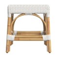 thumbnail image 3 of Butler Specialty Company Robias Rattan Rectangular 18" Dining Stool - White, 3 of 6