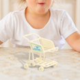 thumbnail image 3 of TISHITA Kids Shopping Cart Creative Development Trolley for Kids Children Boys Girls Beige, 3 of 6