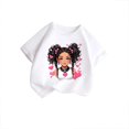 thumbnail image 3 of MEZZALL T-Shirt Graphique Mignon pour Fille, Col Rond, Manches Courtes, Tee d'Été Décontracté, T-Shirts Hauts, Blanc, 13-14 Ans, 3 of 5