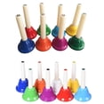 thumbnail image 4 of Clochettes à Main 8 Notes pour Enfants et Adultes, Ensemble de Clochettes Colorées et Joyeuses Instruments de Musique, 4 of 8