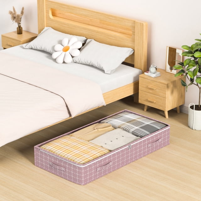 Meitianfacai Underbed Storage Bag For Household Clothes Quilts Storage Sorting And Placing Under The Bed Folding Storage Tool