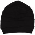 thumbnail image 4 of Bangcool Turban Head Wrap Fashion Unisex Ruffle Beanie Headwrap Hair Cover Wrap Sleep Hat, 4 of 10