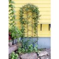 thumbnail image 2 of Achla Designs FT-16 77 In Waves Wrought Iron Garden Lattice Trellis, Black, 2 of 4