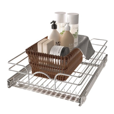 Rev-A-Shelf Organisateur d'Étagère Coulissante pour Armoire de Cuisine, 15 x 20 Po, 5WB1-1520CR-1