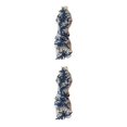 thumbnail image 3 of maskred Style With Elegant Lace Dress Applique Beautiful Florals Applique Patch Wavy blue 2Set, 3 of 6