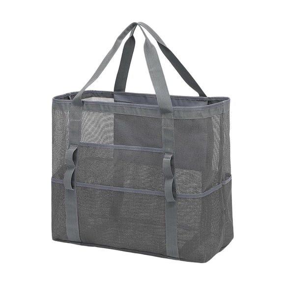 WIFKLSIIPG Sac de Plage en Maille Sac Fourre-Tout de Plage Surdimensionné Sac de Piscine avec Poche à Fermeture Éclair Convient aux Articles pour Croisière/natation/