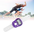 thumbnail image 4 of Finger Tally, 0 To 99999 Resettable Fixable Digital Counter With Silicone Belt For Counting For Walking Purple, 4 of 8