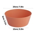 thumbnail image 3 of Large Salad Bowl Salad Bowl Set Plastic Serving Bowls Reusable Lightweight Bowl for Rice Noodle Soup Snack Fruit Serving Bowls Salad Bowls Large Bowls for Kitchen Bowls for Salad Vegetable, 3 of 6