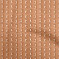thumbnail image 1 of oneOone Viscose Jersey Rust Brown Fabric Abstract Texture Fabric For Sewing Printed Craft Fabric By The Yard 60 Inch Wide, 1 of 5